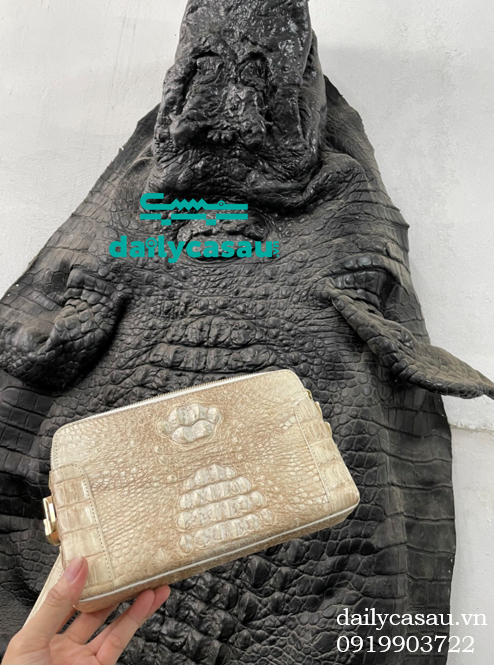 Sự khác biệt giữa da cá sấu giả và da thật