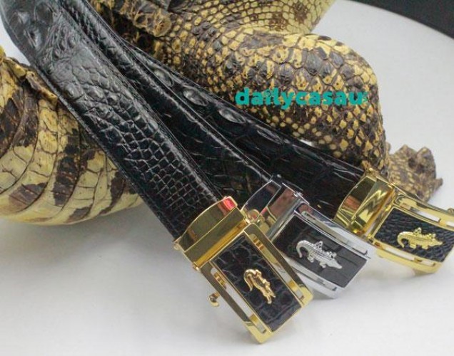 Những điều cần biết về thắt lưng da cá sấu