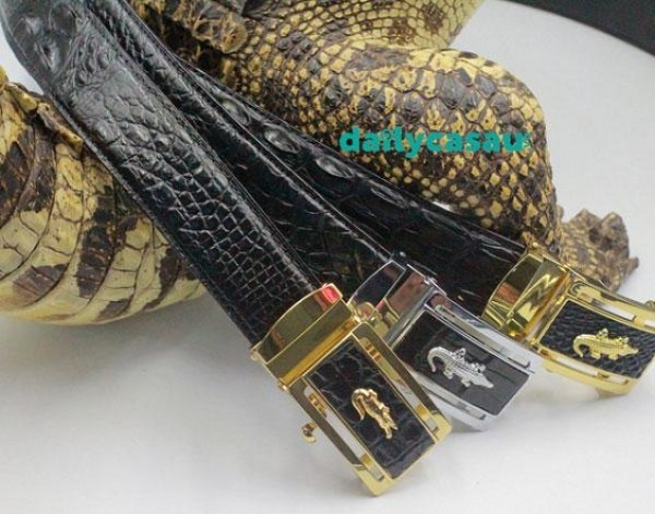 Xu hướng chọn mua thắt lưng da cá sấu thật năm 2019